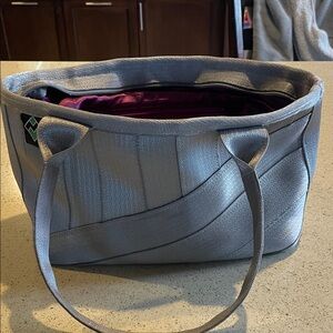 Stylish Silver Tote Bag